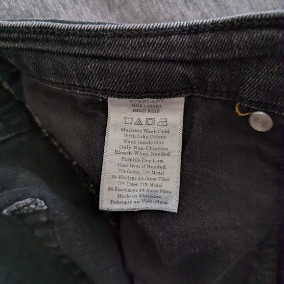 Everlane High-Rise Skinny Button Jeans - Picture 5 of 6